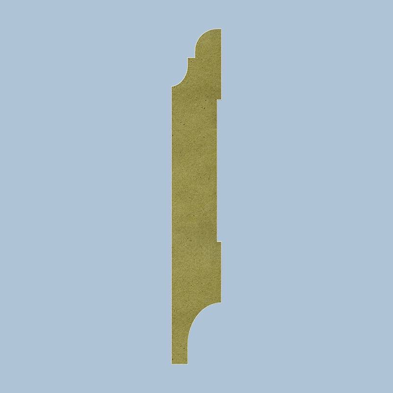 Toscaanse Plint - 18 x 70 mm - RAL 9016