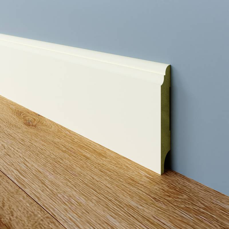 Toscaanse Plint - 18 x 120 mm - RAL 9010