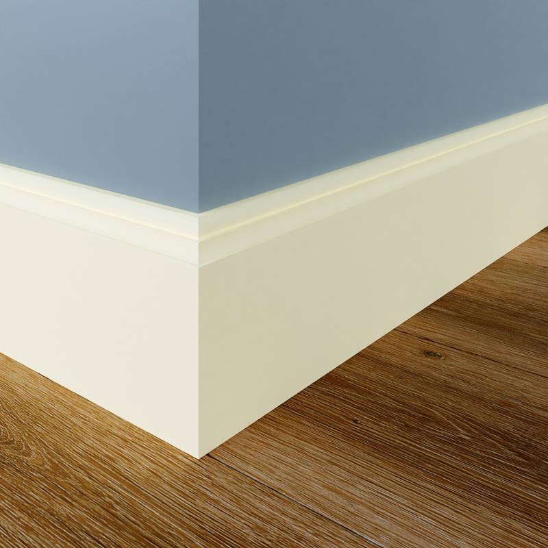 Toscaanse Plint - 18 x 120 mm - RAL 9010