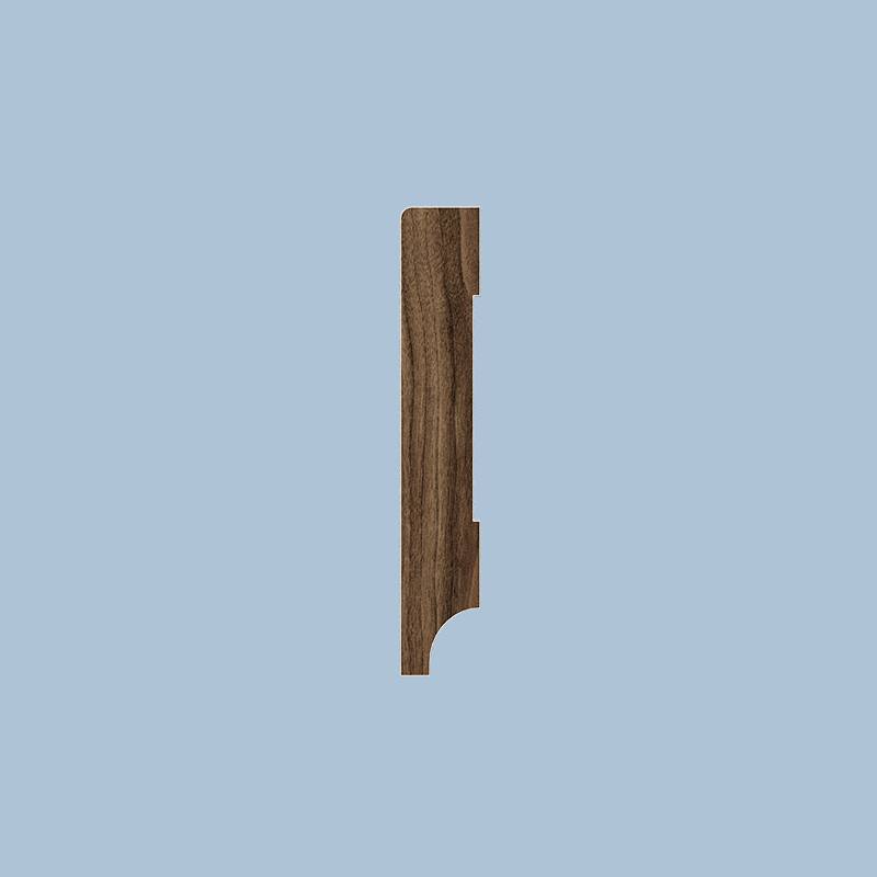 Gladde Plint Meranti - 9 x 45 mm - RAL 9010