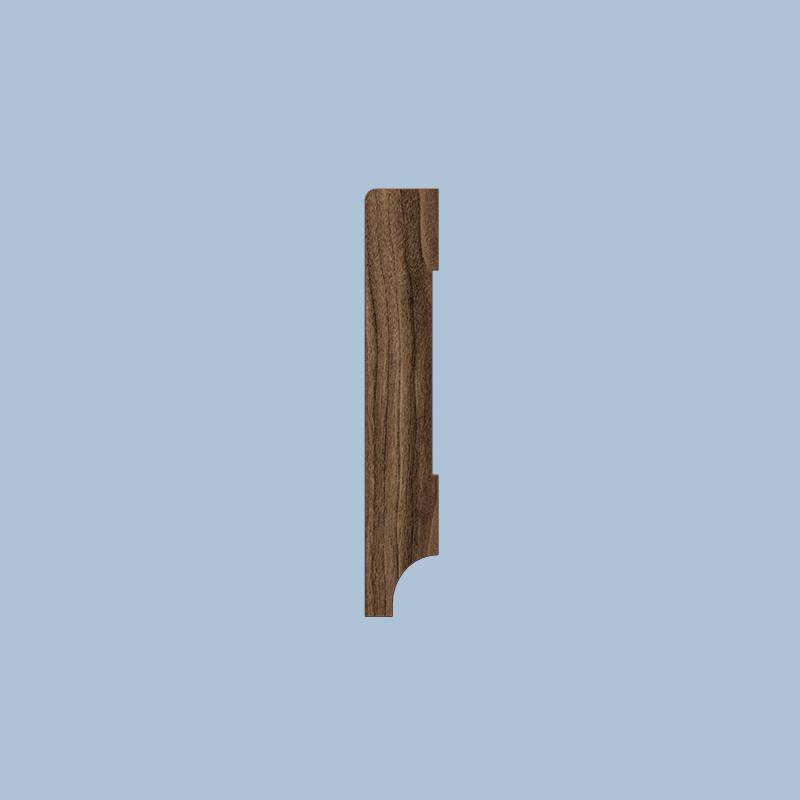 Gladde Plint Meranti - 9 x 45 mm -  Lichtbruin