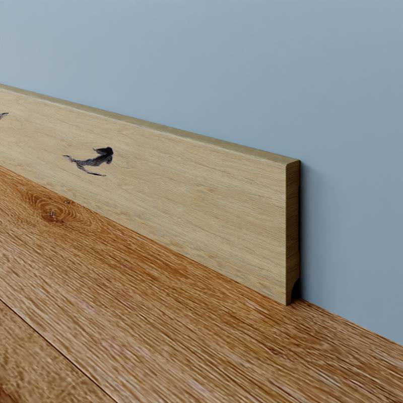 Gladde plint - Klasse B - 20 x 80 mm