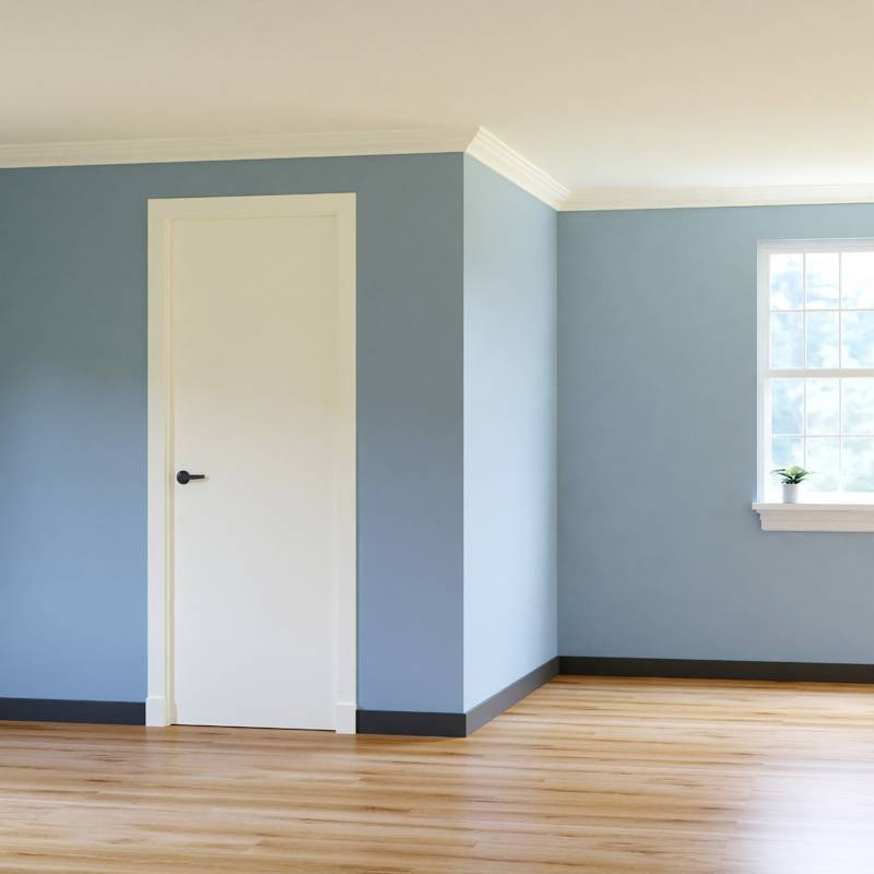 MDF Gladde Plint 3050mm - 15 x 70 mm - RAL 7016