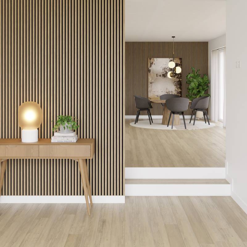 Licht Naturel Eiken - 22 x 605 x 3000 mm