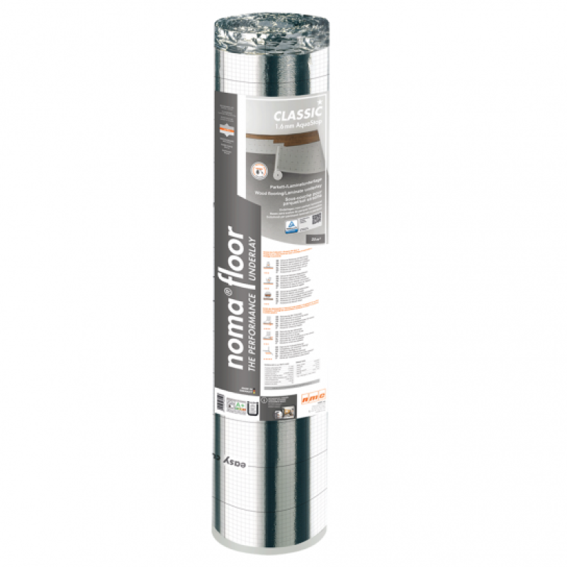 Ondervloerfolie op rol 1,6 MM - 25000 x 1000 x 1,6mm (op rol)