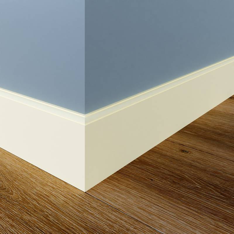 MDF Kraal Plint 3050mm - 12 x 120 mm - RAL 9010