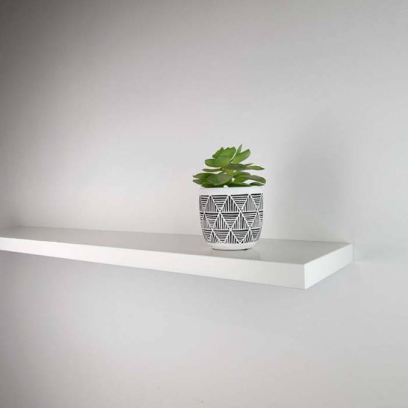 MDF Wandplank Recht - 25 x 200 x 450 mm