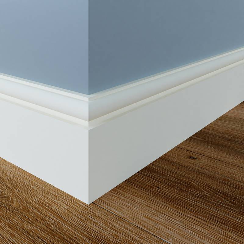 Sier Plint - 18 x 120 mm - RAL 9003