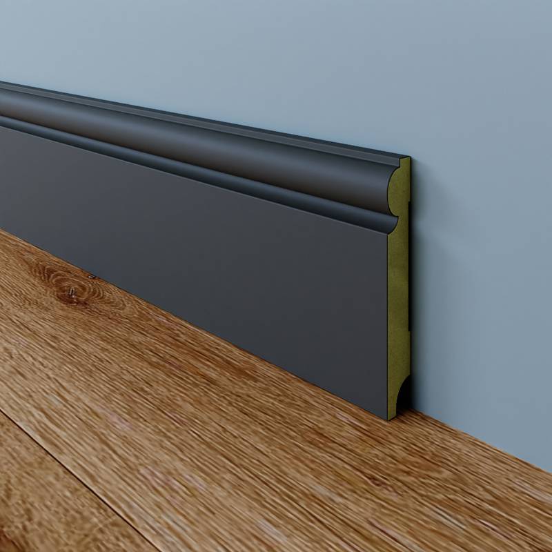 Sier Plint - 18 x 90 mm - RAL 7016