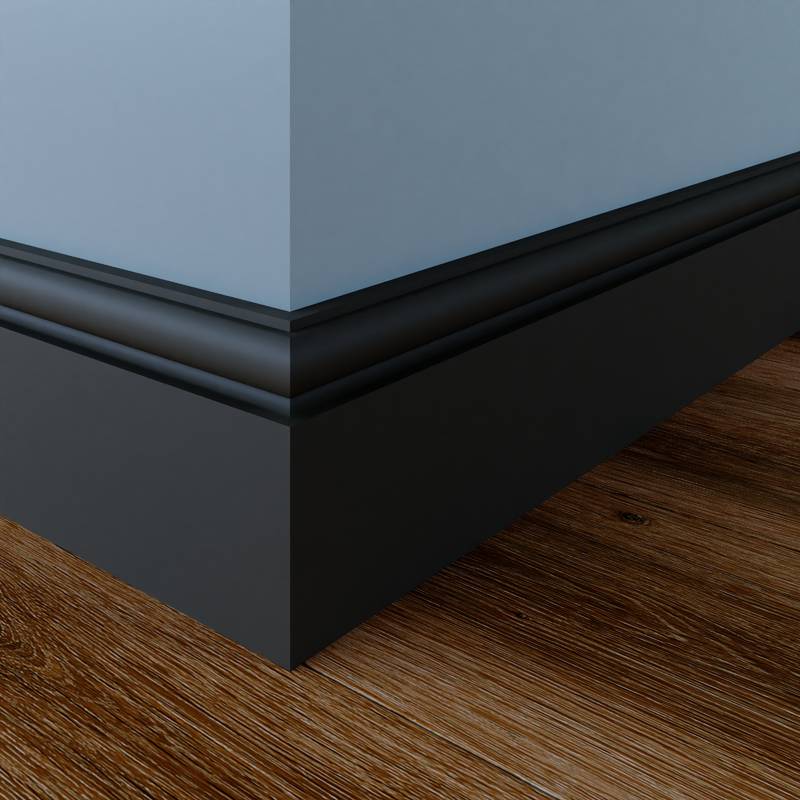 Sier Plint - 18 x 90 mm - RAL 7016