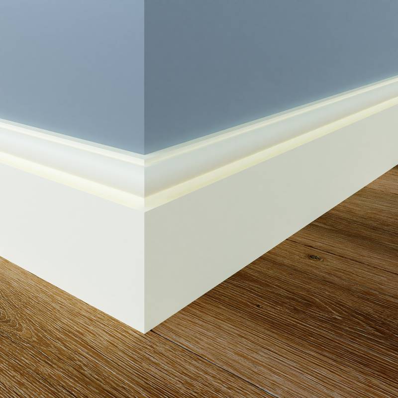 Sier Plint - 18 x 90 mm - RAL 9016