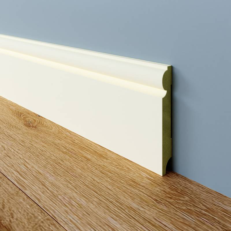 Sier Plint - 18 x 120 mm - RAL 9010