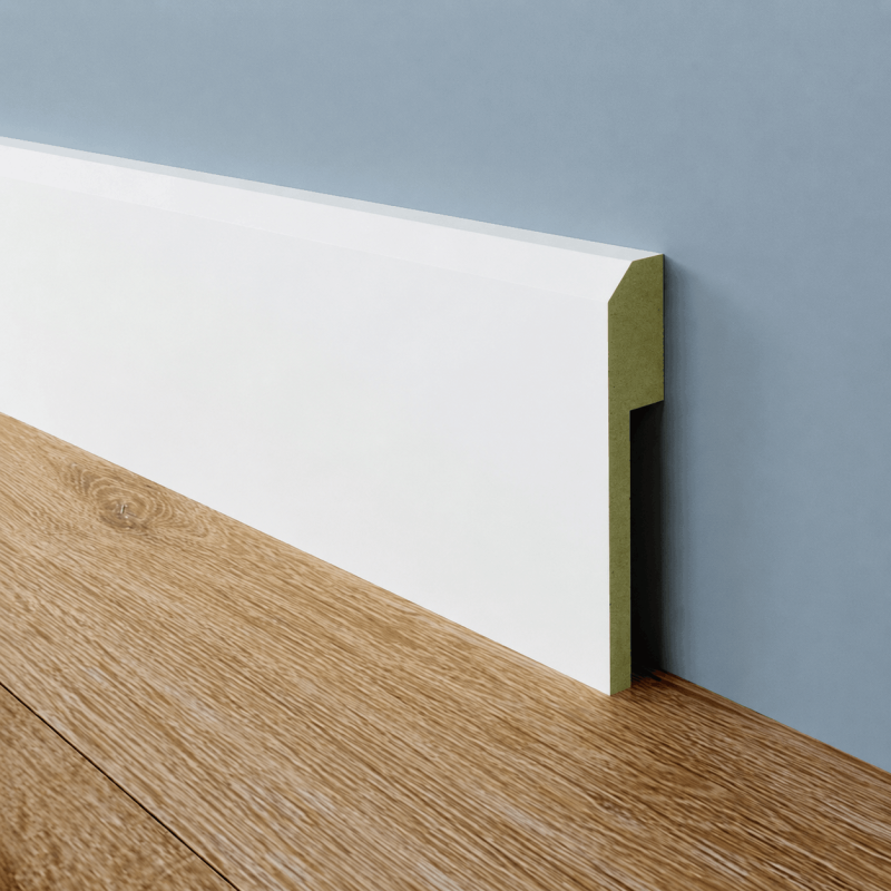 MDF schuine overzetplint - 25 x 70 mm