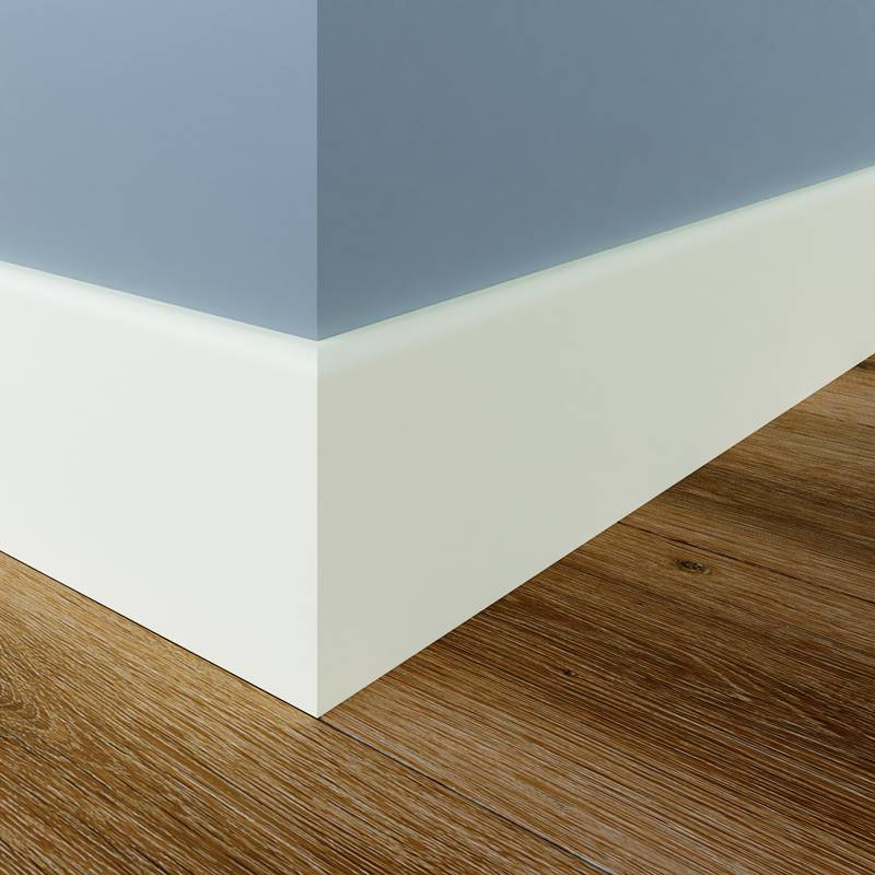 Radius-12 Plint - 12 x 120 mm - RAL 9001