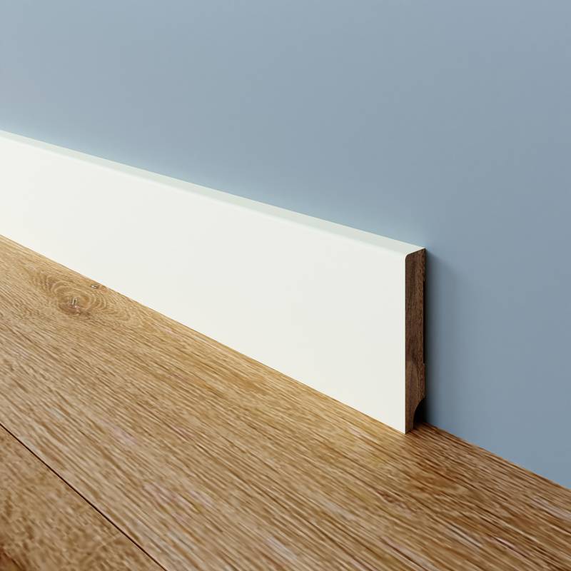 Gladde Plint - 15 x 115 mm - RAL 9016