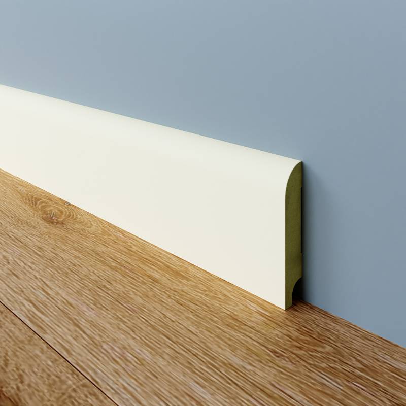 Koloniale Plint - 12 x 90 mm - RAL 9010
