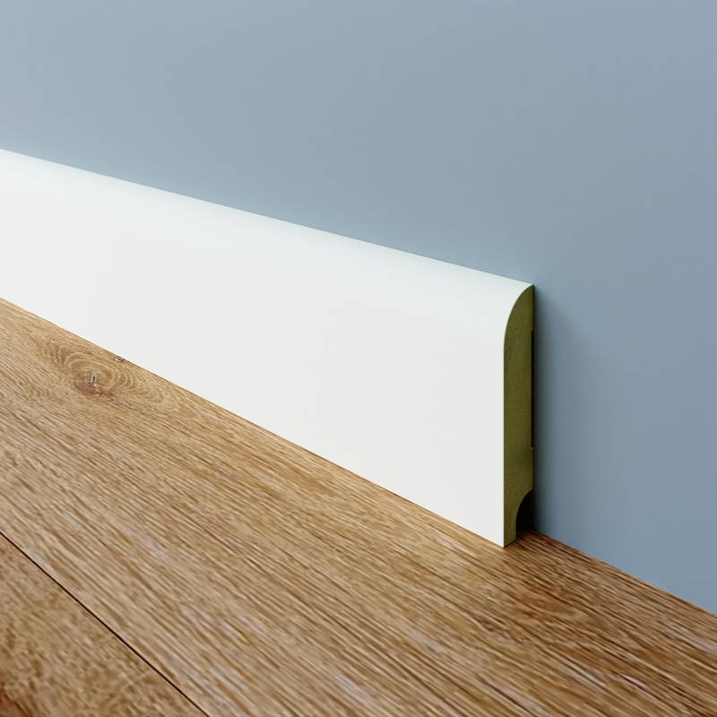 Koloniale Plint - 12 x 100 mm - RAL 9003