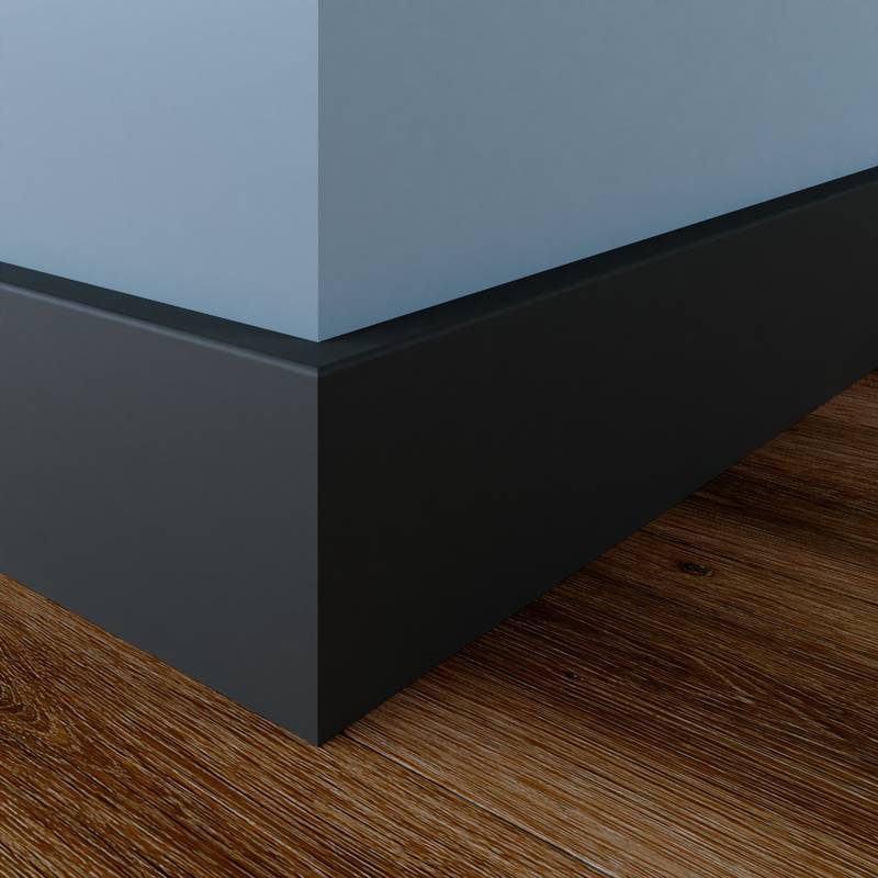 MDF Gladde Overzetplint - 18 x 50 mm - RAL 7016