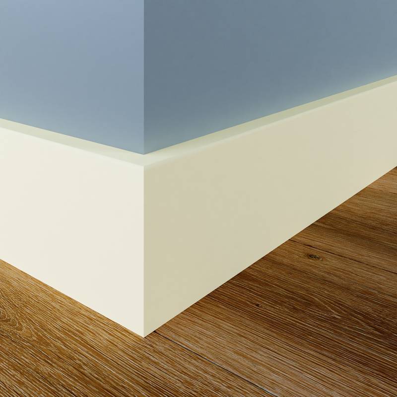 MDF Gladde Overzetplint - 18 x 50 mm - RAL 9010