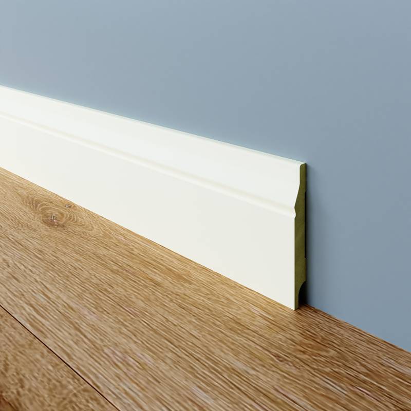 Romeinse Plint - 18 x 90 mm - RAL 9016