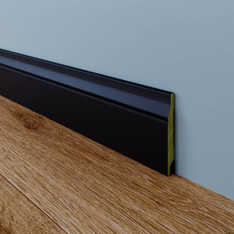 Romeinse Plint - 12 x 70 mm - RAL 9005